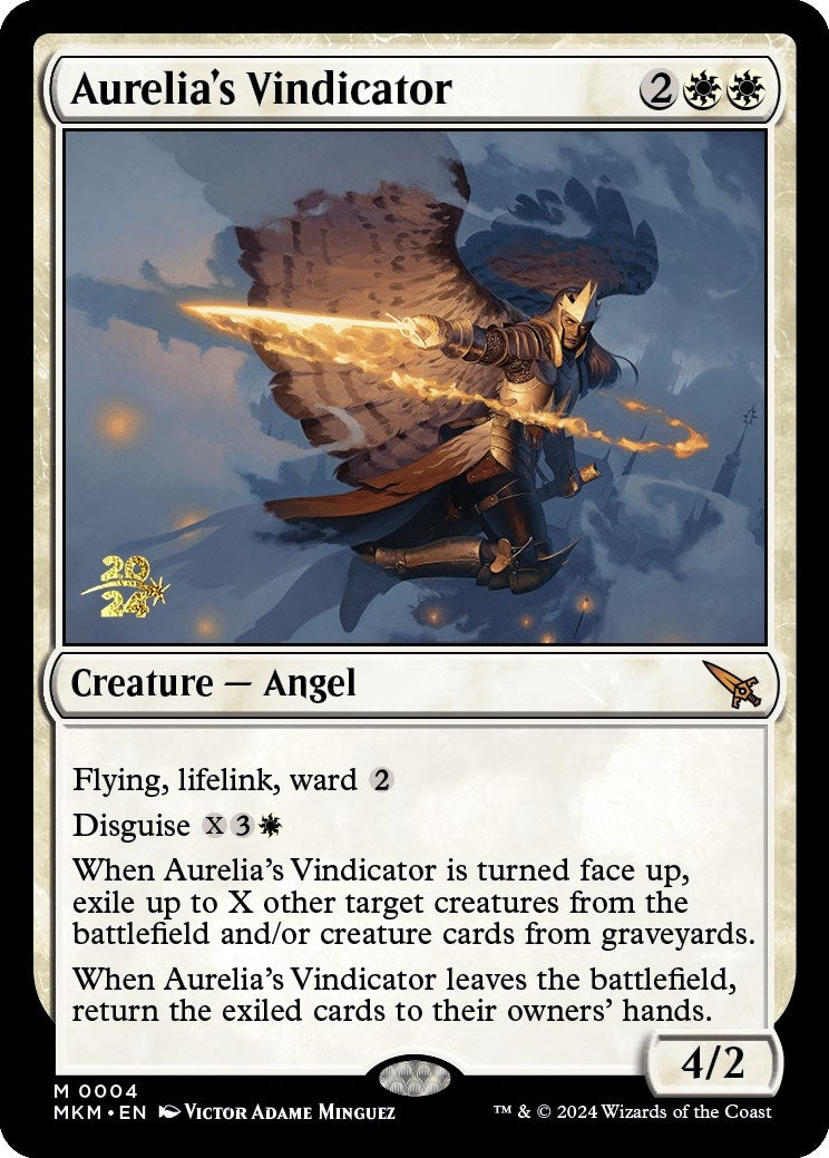 Image for Aurelia's Vindicator (Prerelease Cards) (4) - Magic: The Gathering