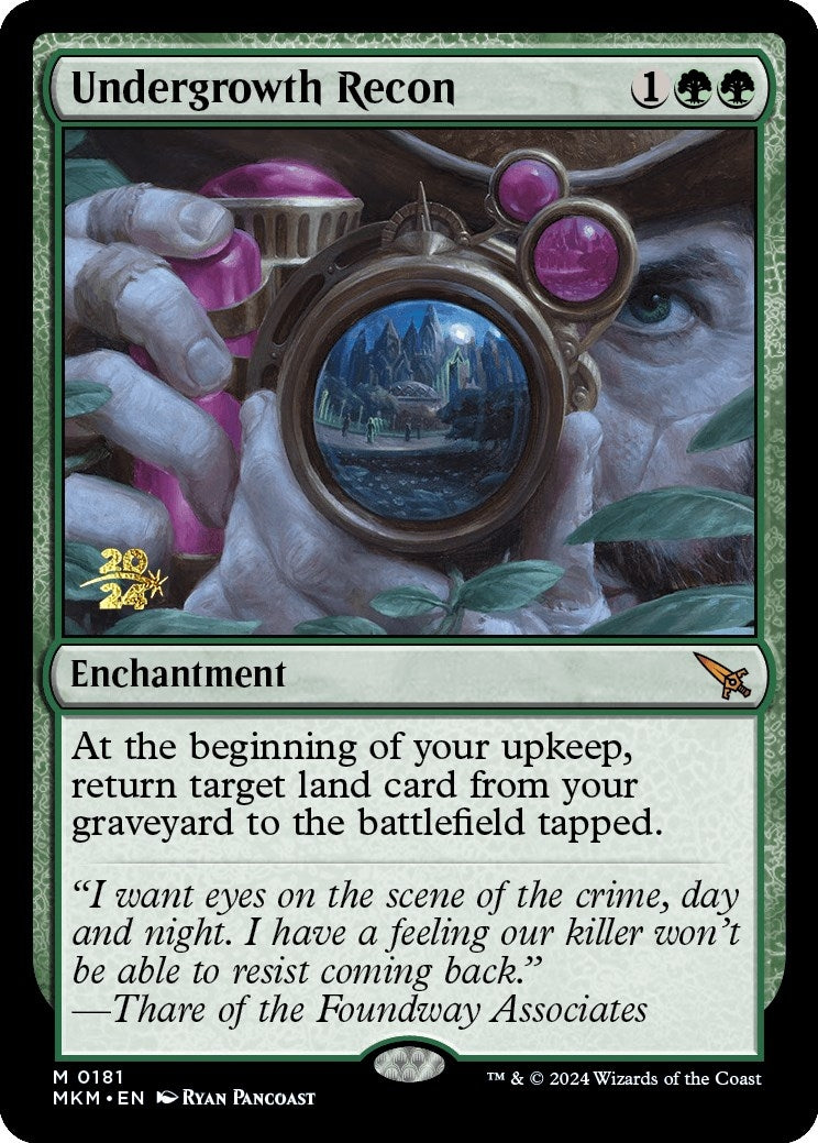 Image for Undergrowth Recon (Prerelease Cards) (181) - Magic: The Gathering