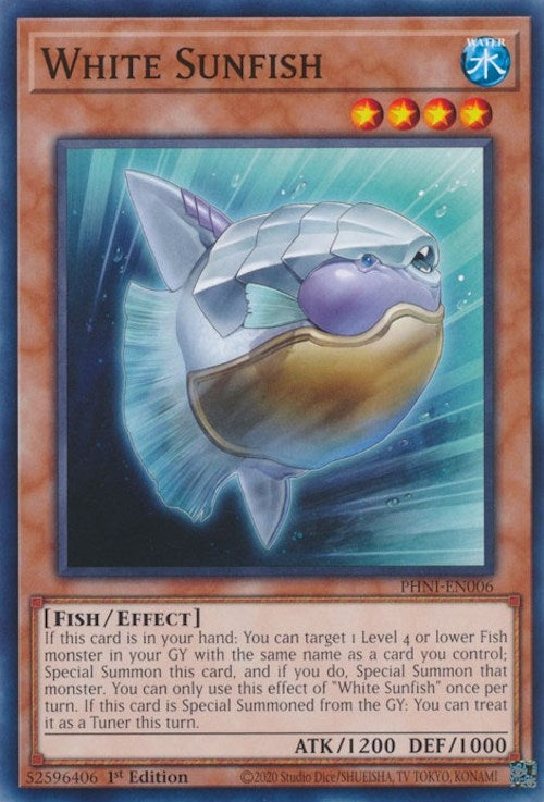 Image for White Sunfish (Phantom Nightmare) (PHNI-EN006) - YuGiOh