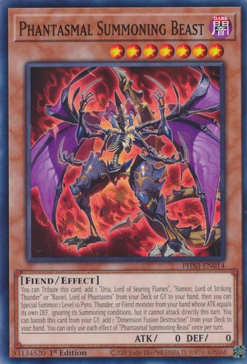 Image for Phantasmal Summoning Beast (Phantom Nightmare) (PHNI-EN014) - YuGiOh