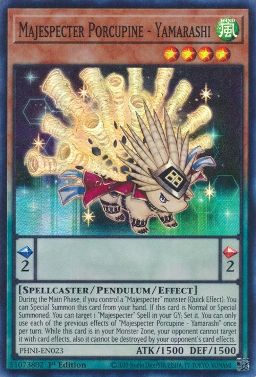 Image for Majespecter Porcupine - Yamarashi (Phantom Nightmare) (PHNI-EN023) - YuGiOh
