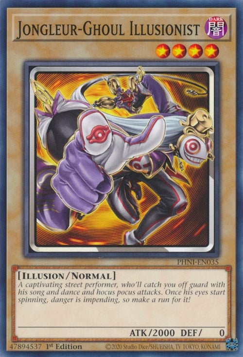 Image for Jongleur-Ghoul Illusionist (Phantom Nightmare) (PHNI-EN035) - YuGiOh