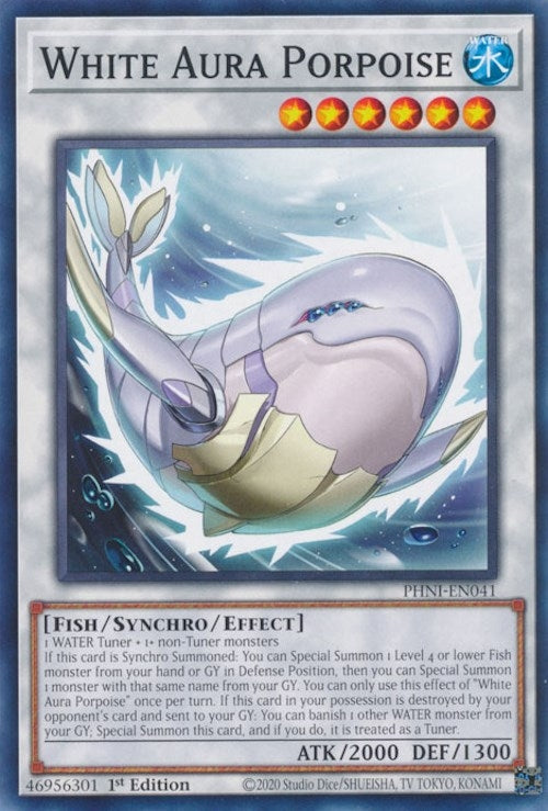 Image for White Aura Porpoise (Phantom Nightmare) (PHNI-EN041) - YuGiOh