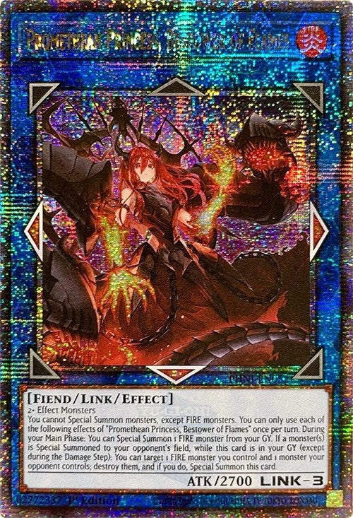 Image for Promethean Princess, Bestower of Flames (Quarter Century Secret Rare) (Phantom Nightmare) (PHNI-EN052) - YuGiOh