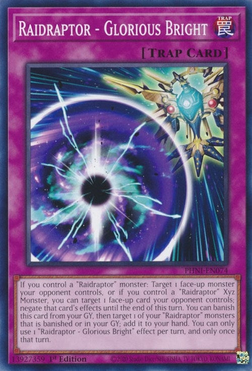 Image for Raidraptor - Glorious Bright (Phantom Nightmare) (PHNI-EN074) - YuGiOh
