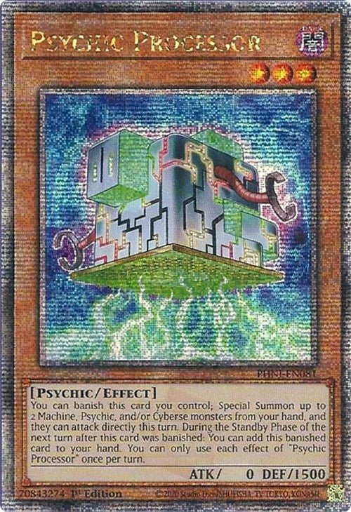 Image for Psychic Processor (Quarter Century Secret Rare) (Phantom Nightmare) (PHNI-EN081) - YuGiOh