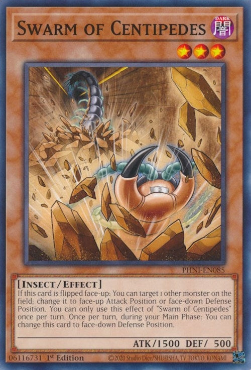 Image for Swarm of Centipedes (Phantom Nightmare) (PHNI-EN085) - YuGiOh