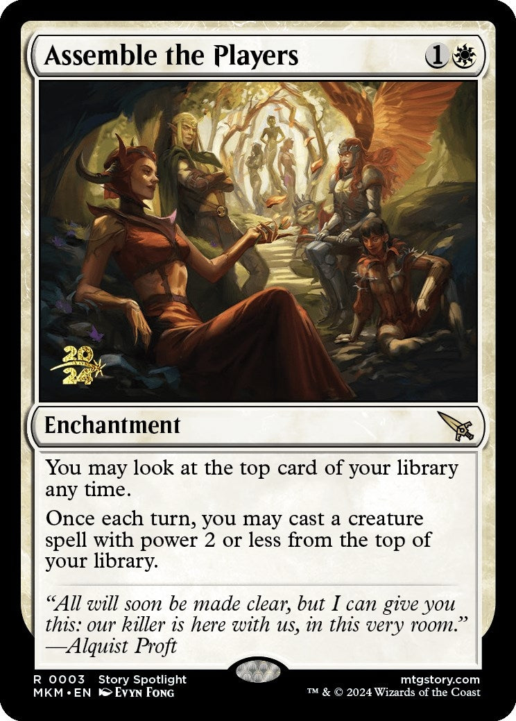 Image for Assemble the Players (Prerelease Cards) (3) - Magic: The Gathering