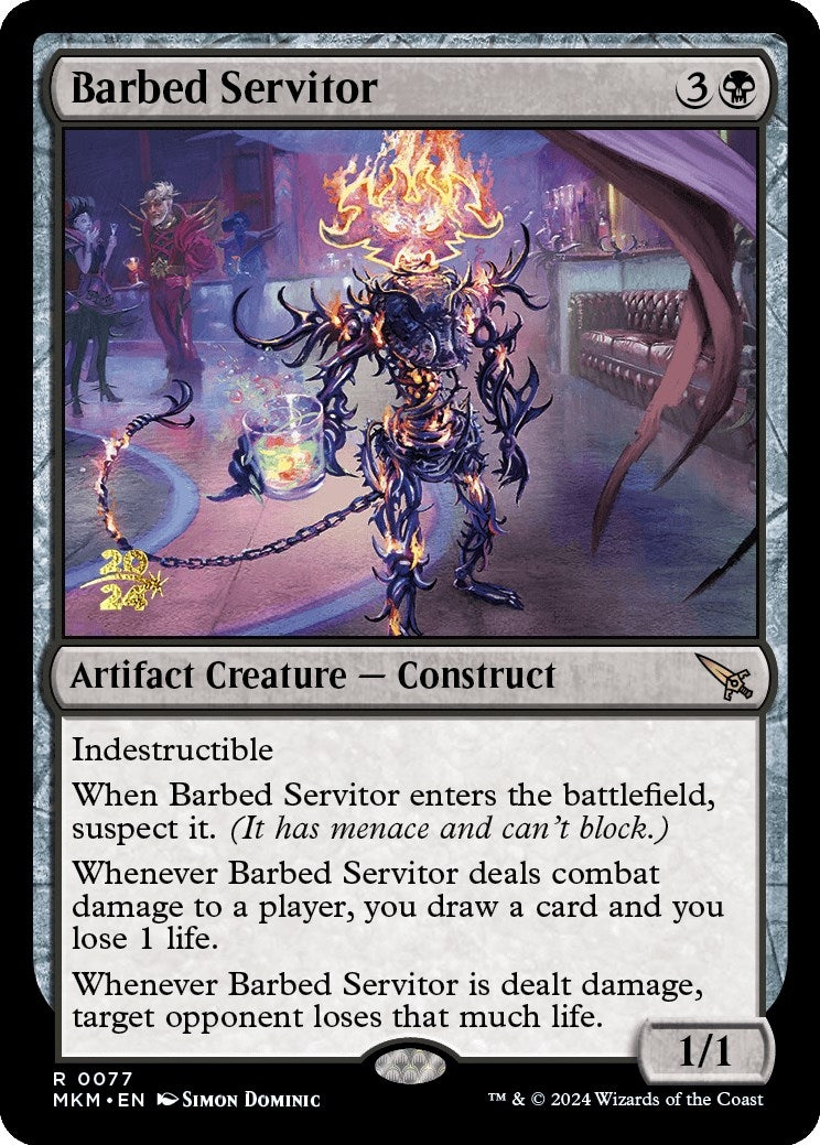 Image for Barbed Servitor (Prerelease Cards) (77) - Magic: The Gathering