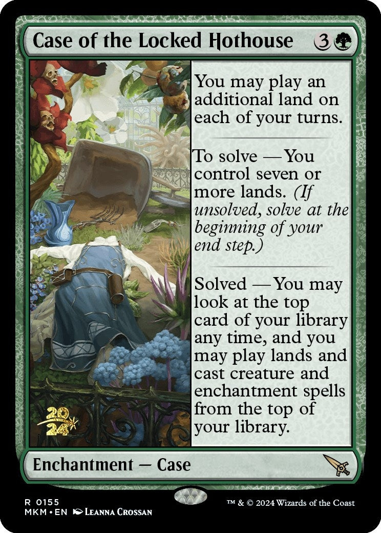 Image for Case of the Locked Hothouse (Prerelease Cards) (155) - Magic: The Gathering