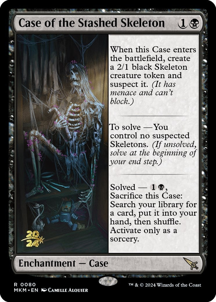 Image for Case of the Stashed Skeleton (Prerelease Cards) (80) - Magic: The Gathering
