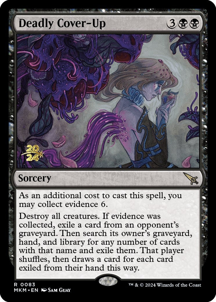 Image for Deadly Cover-Up (Prerelease Cards) (83) - Magic: The Gathering