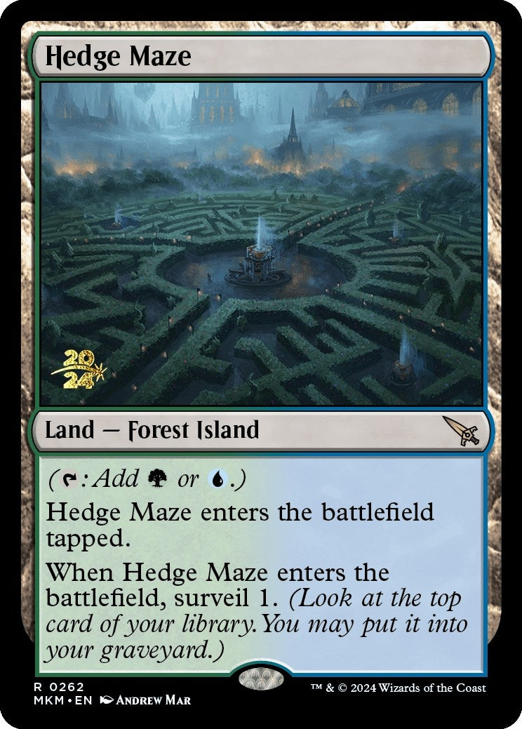 Image for Hedge Maze (Prerelease Cards) (262) - Magic: The Gathering