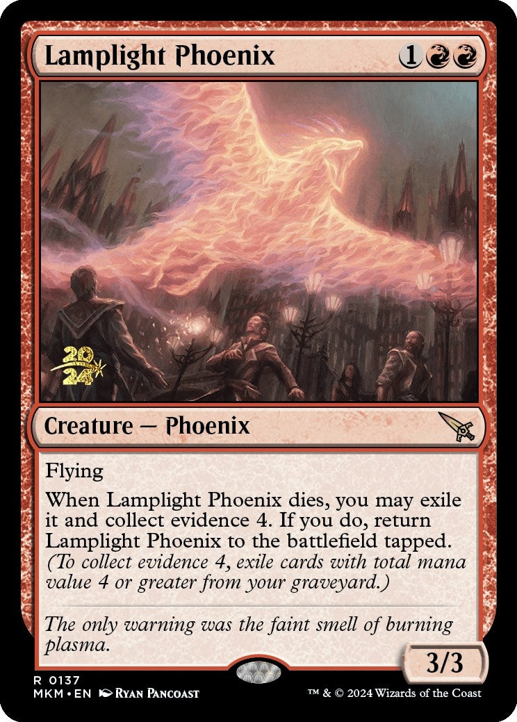 Image for Lamplight Phoenix (Prerelease Cards) (137) - Magic: The Gathering