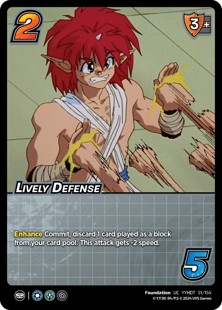 Image for Lively Defense (Yu Yu Hakusho: Dark Tournament) (51/154) - UniVersus