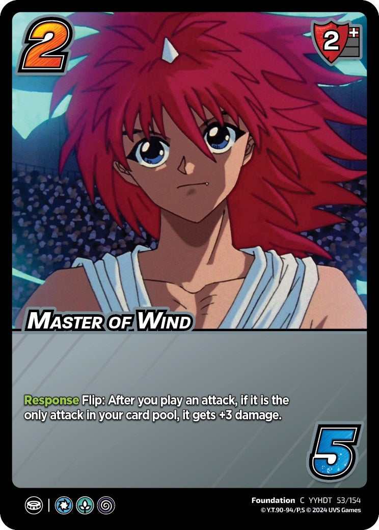 Image for Master of Wind (Yu Yu Hakusho: Dark Tournament) (53/154) - UniVersus