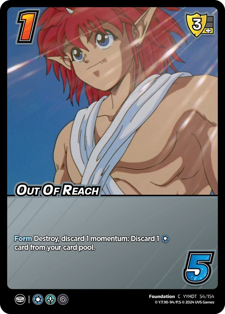 Image for Out Of Reach (Yu Yu Hakusho: Dark Tournament) (54/154) - UniVersus
