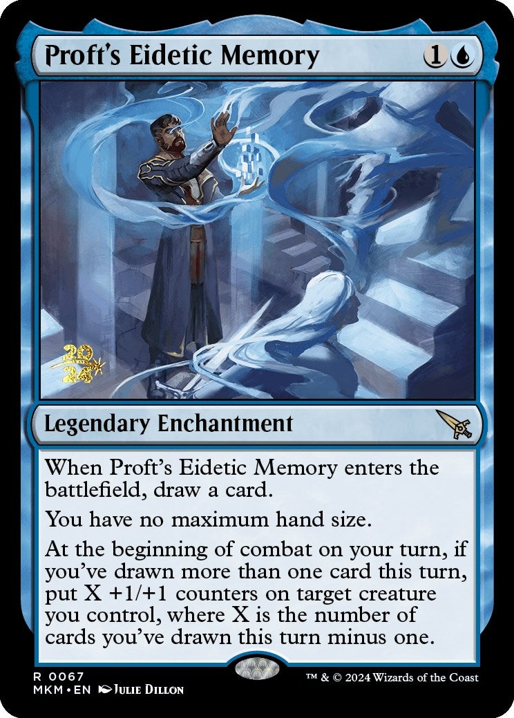 Image for Proft's Eidetic Memory (Prerelease Cards) (67) - Magic: The Gathering