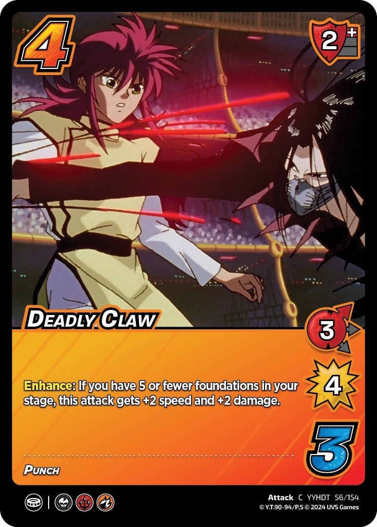 Image for Deadly Claw (Yu Yu Hakusho: Dark Tournament) (56/154) - UniVersus
