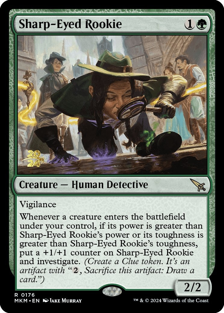 Image for Sharp-Eyed Rookie (Prerelease Cards) (176) - Magic: The Gathering