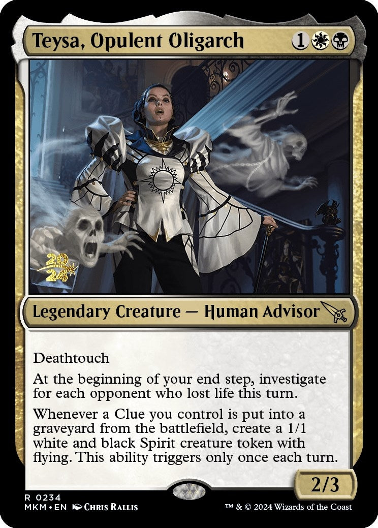 Image for Teysa, Opulent Oligarch (Prerelease Cards) (234) - Magic: The Gathering