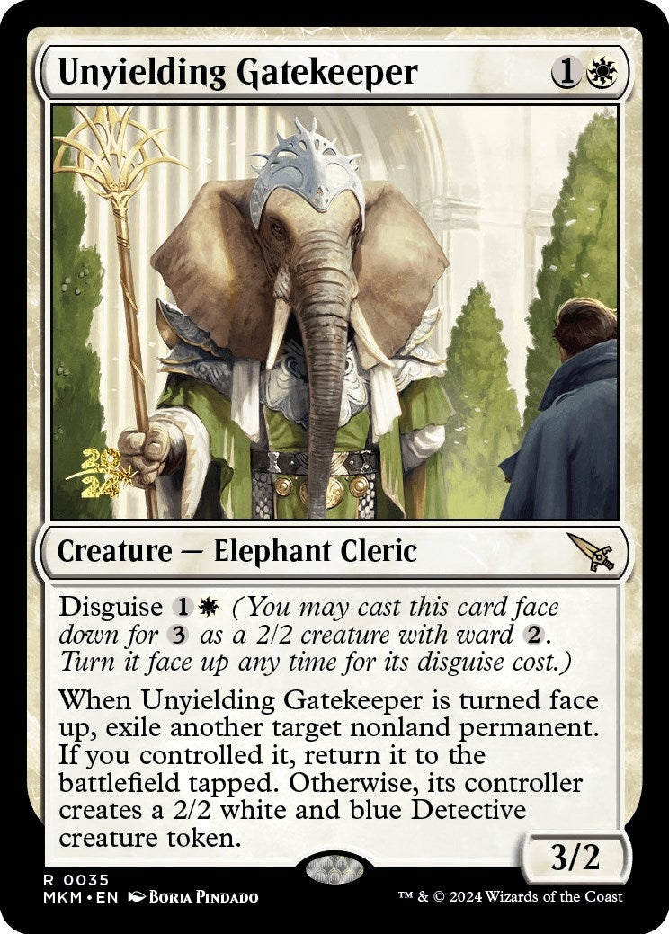 Image for Unyielding Gatekeeper (Prerelease Cards) (35) - Magic: The Gathering