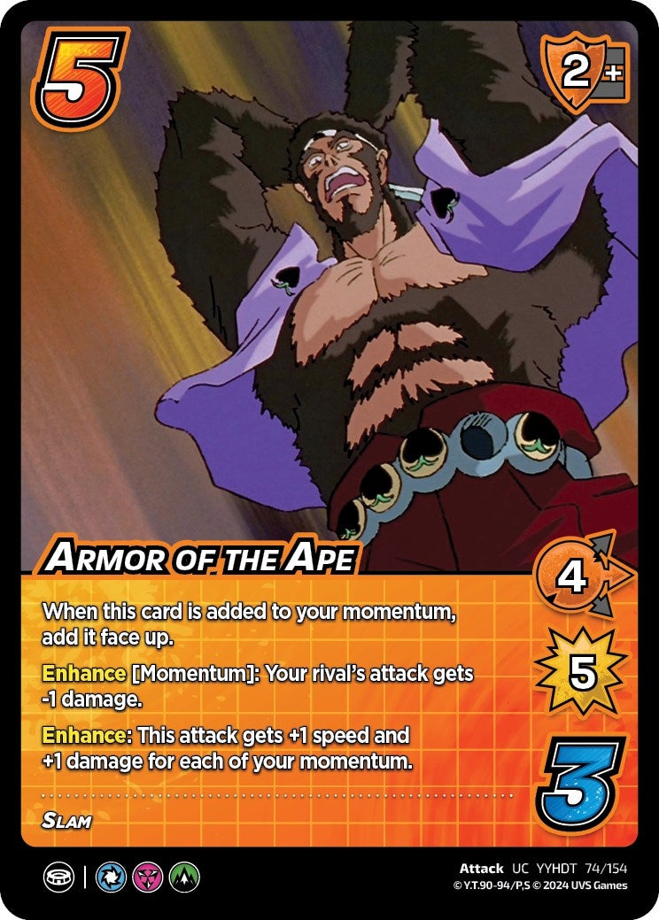 Image for Armor of the Ape (Yu Yu Hakusho: Dark Tournament) (74/154) - UniVersus