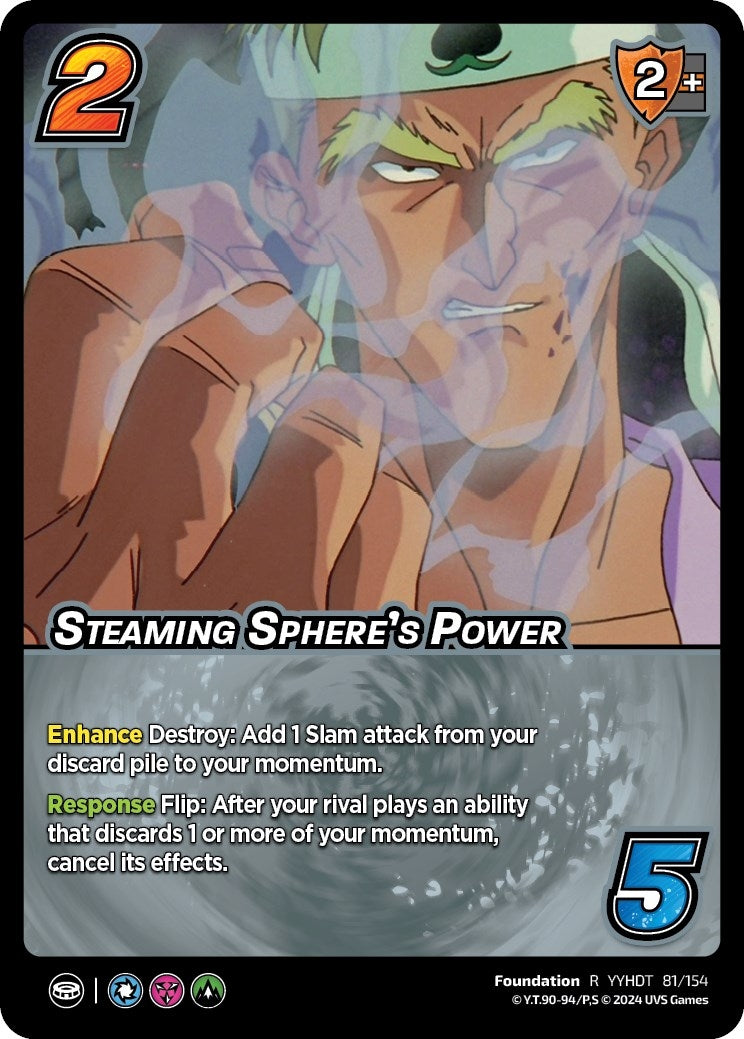 Image for Steaming Sphere's Power (Yu Yu Hakusho: Dark Tournament) (81/154) - UniVersus