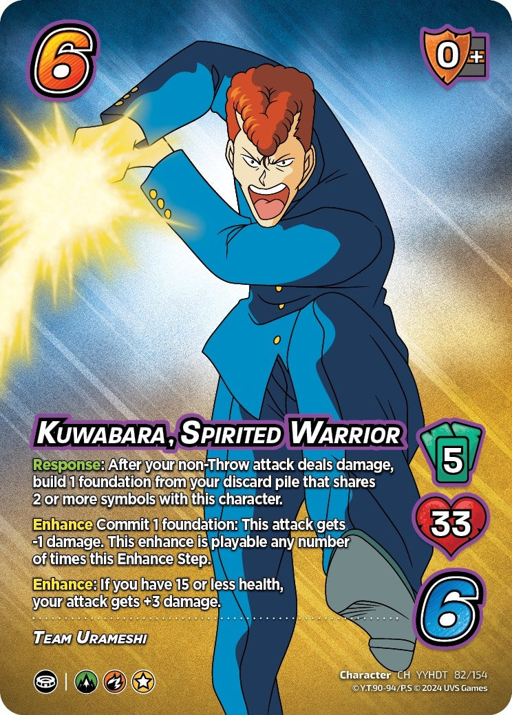 Image for Kuwabara, Spirited Warrior (Yu Yu Hakusho: Dark Tournament) (82/154) - UniVersus