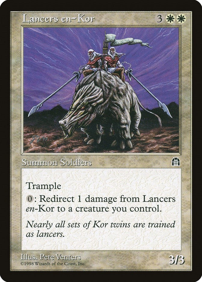 Image for Lancers en-Kor (Stronghold) - Magic: The Gathering