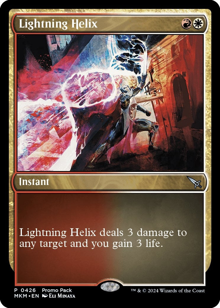Image for Lightning Helix (Promo Pack: Murders at Karlov Manor) (426) - Magic: The Gathering