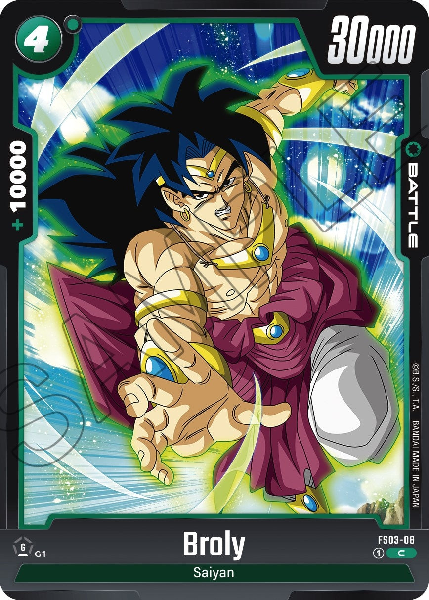 Image for Broly - FS03-08 (Starter Deck 3: Broly) (FS03-08) - Dragon Ball Super: Fusion World