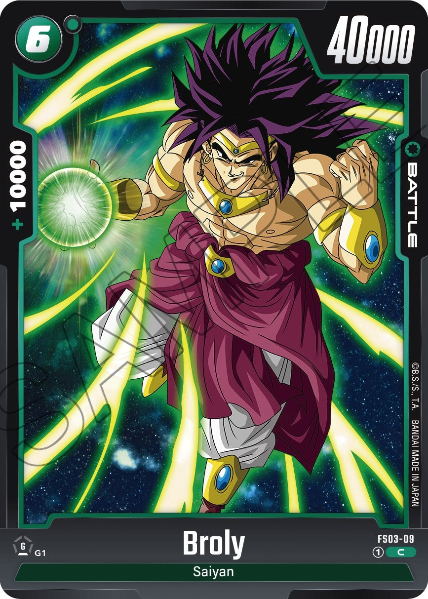 Image for Broly - FS03-09 (Starter Deck 3: Broly) (FS03-09) - Dragon Ball Super: Fusion World