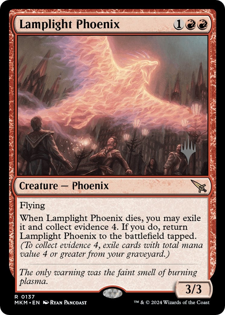 Image for Lamplight Phoenix (Promo Pack: Murders at Karlov Manor) (137) - Magic: The Gathering
