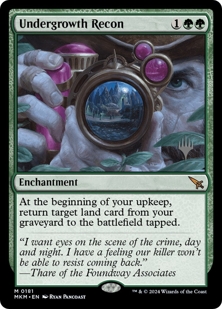 Image for Undergrowth Recon (Promo Pack: Murders at Karlov Manor) (181) - Magic: The Gathering