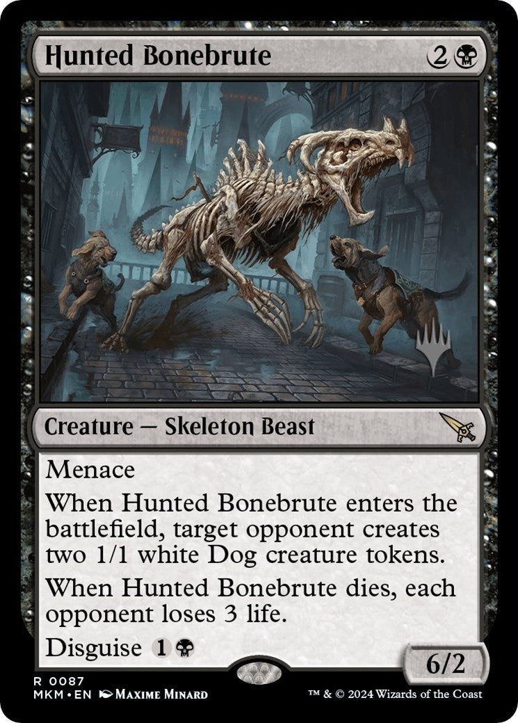 Image for Hunted Bonebrute (Promo Pack: Murders at Karlov Manor) (87) - Magic: The Gathering