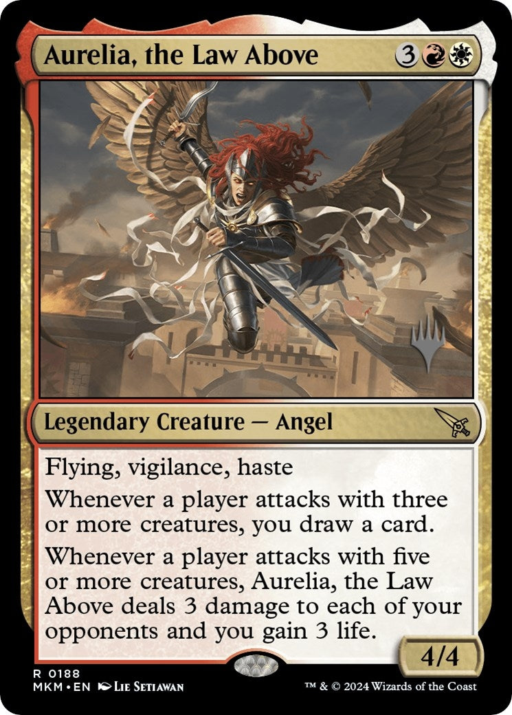 Image for Aurelia, the Law Above (Promo Pack: Murders at Karlov Manor) (188) - Magic: The Gathering