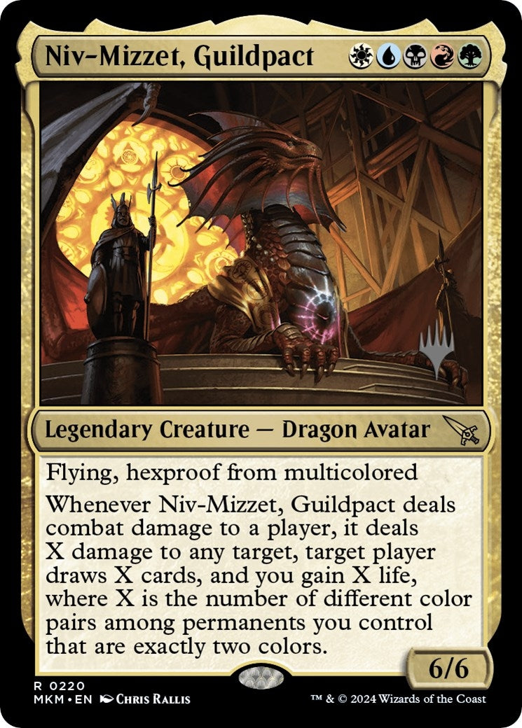Image for Niv-Mizzet, Guildpact (Promo Pack: Murders at Karlov Manor) (220) - Magic: The Gathering