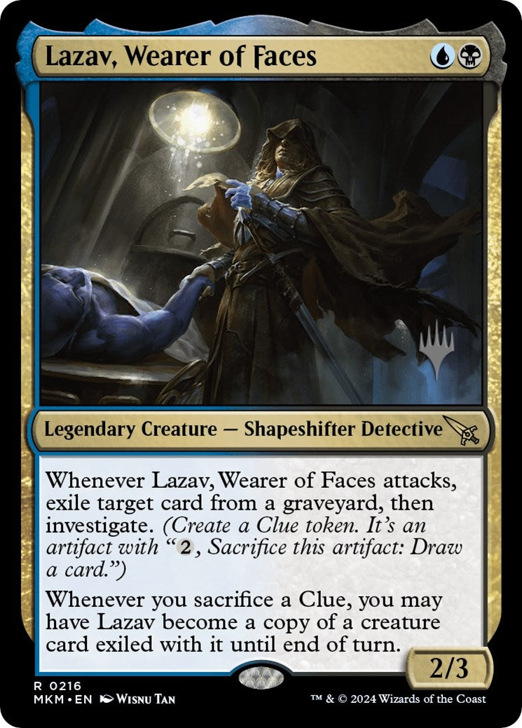 Image for Lazav, Wearer of Faces (Promo Pack: Murders at Karlov Manor) (216) - Magic: The Gathering