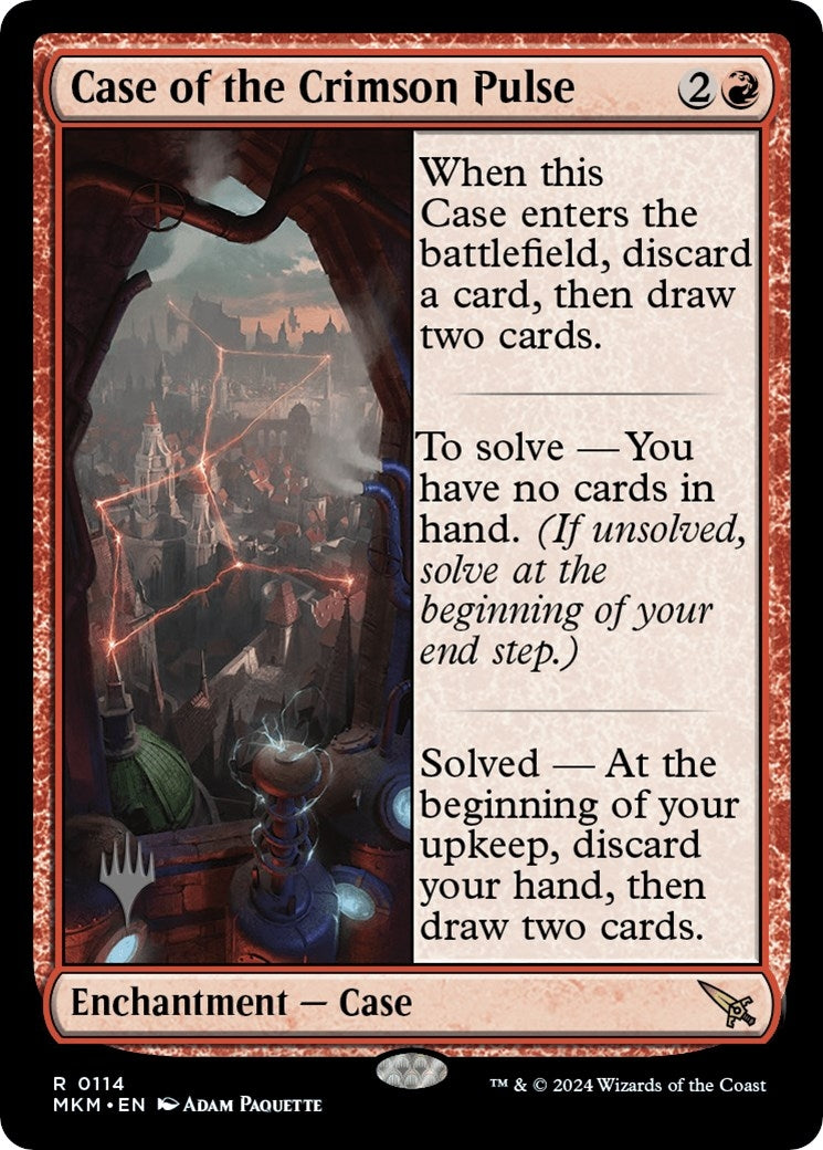 Image for Case of the Crimson Pulse (Promo Pack: Murders at Karlov Manor) (114) - Magic: The Gathering