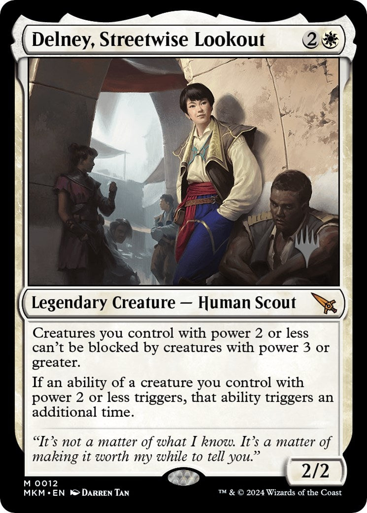 Image for Delney, Streetwise Lookout (Promo Pack: Murders at Karlov Manor) (12) - Magic: The Gathering