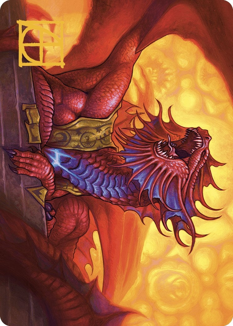 Image for Niv-Mizzet, Guildpact Art Card (44/49) (Gold-Stamped Signature) (Art Series: Murders at Karlov Manor) (44) - Magic: The Gathering