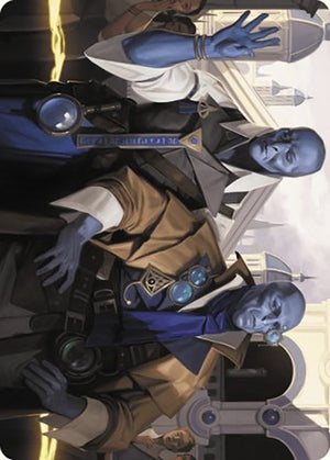 Image for Hotshot Investigators Art Card (Art Series: Murders at Karlov Manor) (5) - Magic: The Gathering