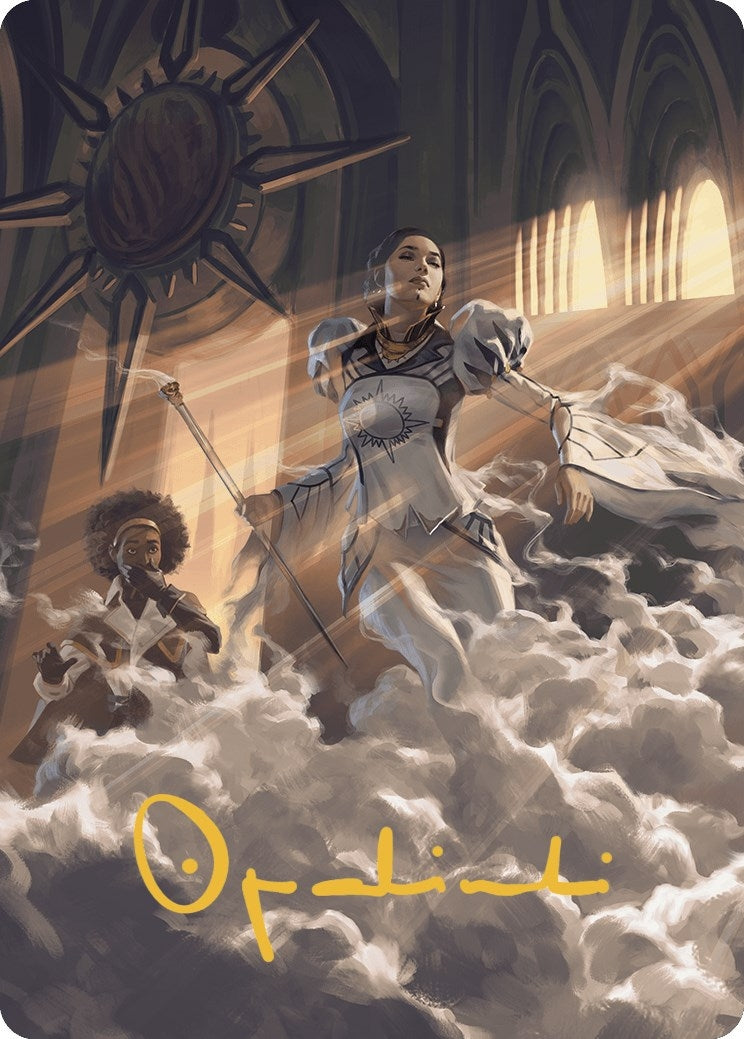 Image for Call a Surprise Witness Art Card (Gold-Stamped Signature) (Art Series: Murders at Karlov Manor) (28) - Magic: The Gathering