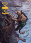 Image for Axebane Ferox Art Card (Gold-Stamped Signature) (Art Series: Murders at Karlov Manor) (13) - Magic: The Gathering