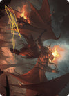 Image for Rakdos, Patron of Chaos Art Card (22/49) (Gold-Stamped Signature) (Art Series: Murders at Karlov Manor) (22) - Magic: The Gathering
