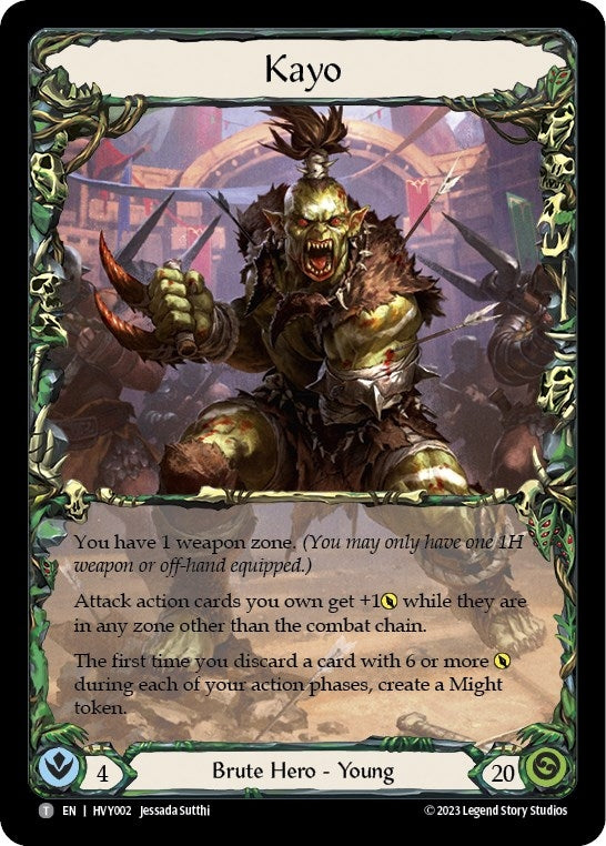 Image for Kayo // Rhinar (Heavy Hitters) (HVY002 // HVY004) - Flesh and Blood TCG