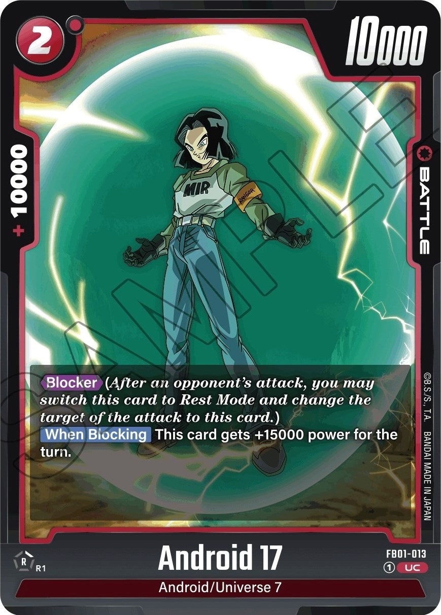 Image for Android 17 - FB01-013 (Awakened Pulse) (FB01-013) - Dragon Ball Super: Fusion World