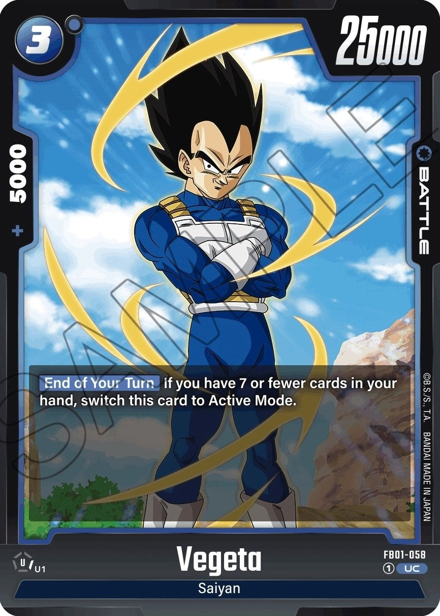 Image for Vegeta - FB01-058 (Awakened Pulse) (FB01-058) - Dragon Ball Super: Fusion World