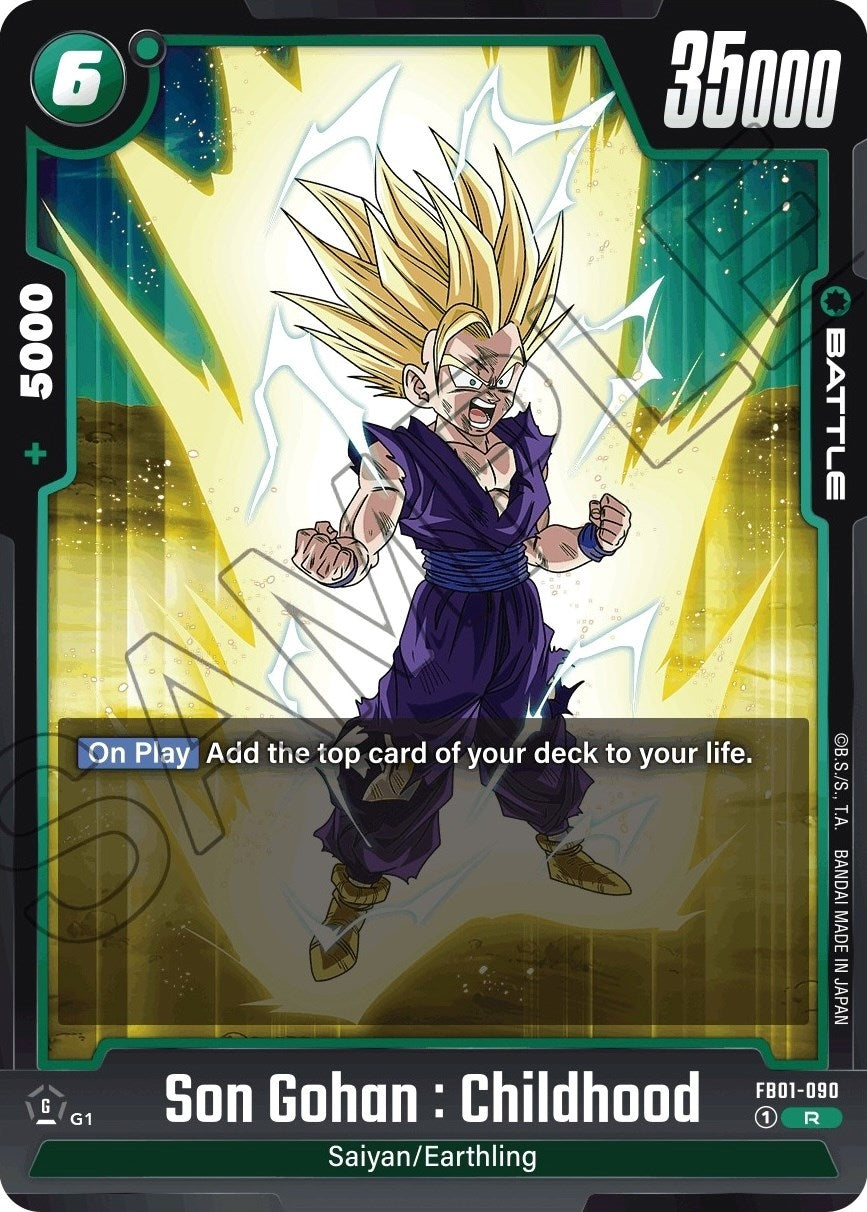 Image for Son Gohan : Childhood - FB01-090 (Awakened Pulse) (FB01-090) - Dragon Ball Super: Fusion World